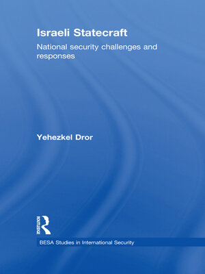 cover image of Israeli Statecraft